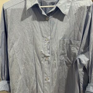 Women’s Blue Striped Shirt